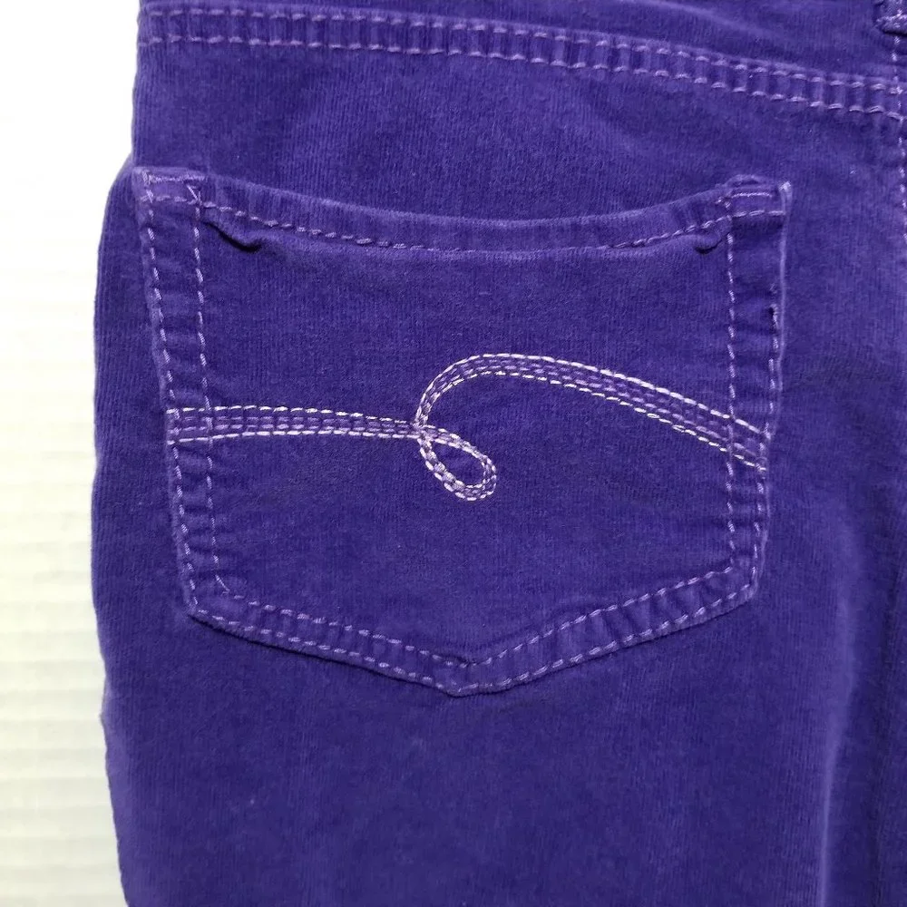 Justice pants 16 1/2 corduroy skinny stretch cords
